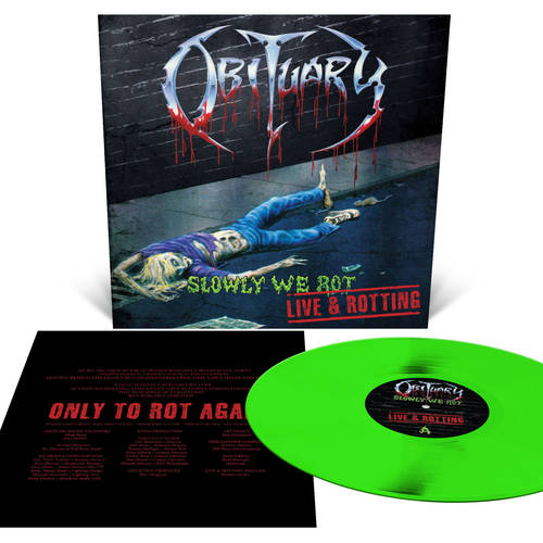 Obituary - Slowly We Rot - Live and Rotting [Slime Green LP]