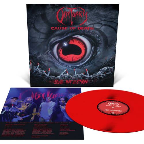 Obituary - Cause of Death - Live Infection [Blood Red LP]