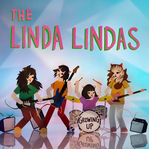 The Linda Lindas - Growing Up [Indie Exclusive Limited Edition Clear w/ Blue-Pink Splatter LP]