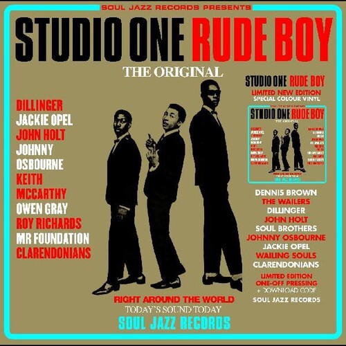 Soul Jazz Records Presents - Studio One Rude Boy [Colored Vinyl] (Cyn) (Red) [Record Store Day] 